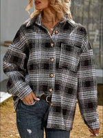 Plaid Button-Up Shirt