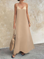 V-Neck Maxi Cami Dress