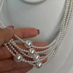 Pearl Bead Choker Necklace