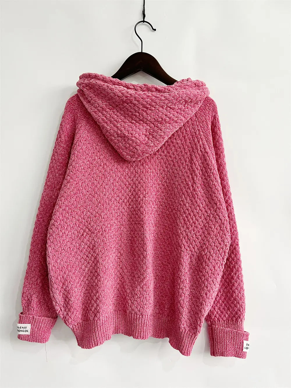Drawstring Long SleeveHooded Sweater