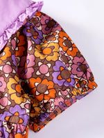 Children's Floral Print Peter Pan Collar Dress