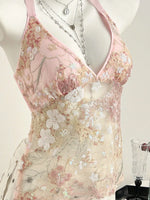 Sequin Halter Neck Cami
