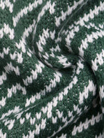 Geometric Patterned Collared Sweater