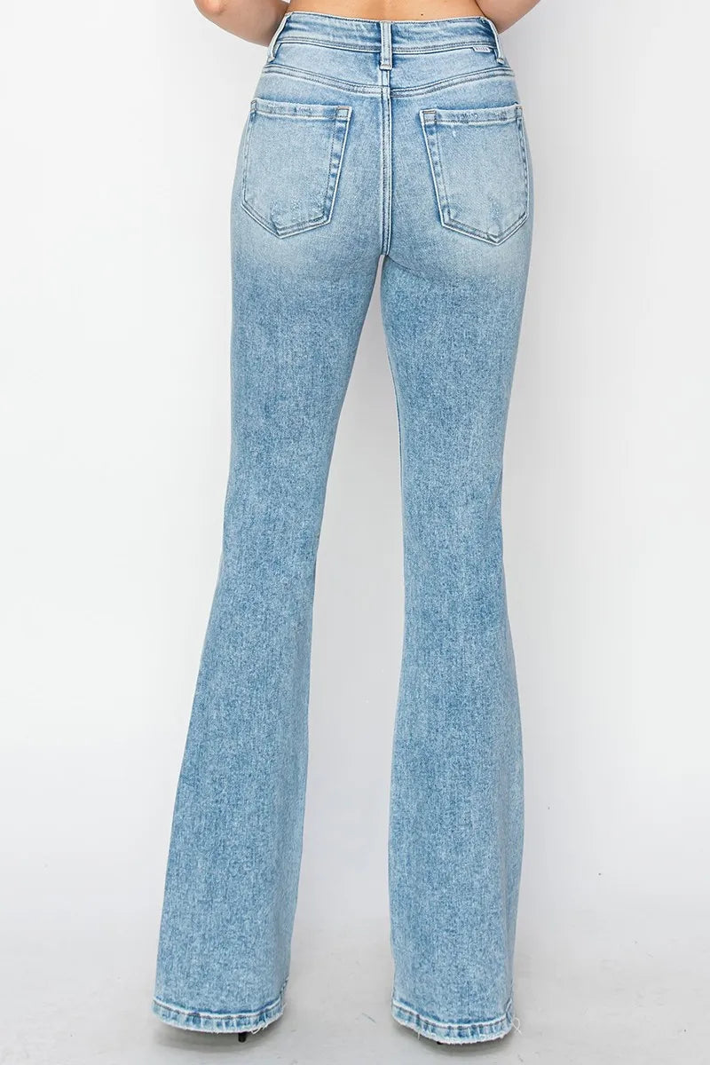 RISEN High Rise Bootcut Jeans - Ladyez