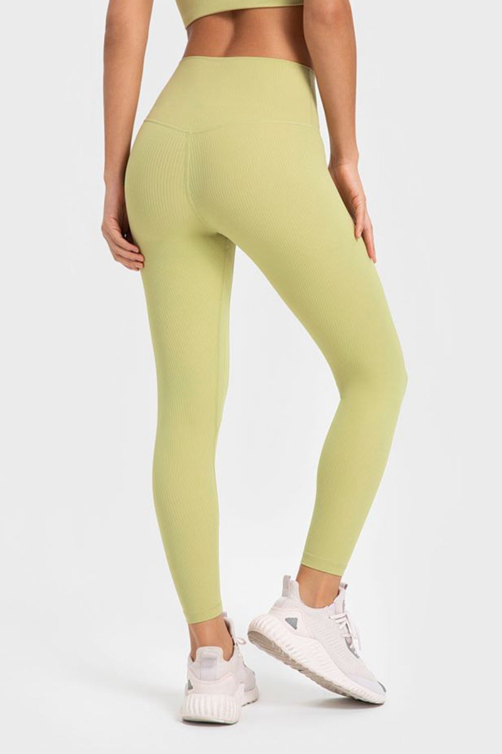 Millennia Highly Stretchy Wide Waistband Yoga Leggings - Ladyez