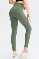 Wide Waistband Slim Fit Long Sports Pants - Ladyez