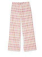 Fish Print Sleeveless Top and Pants Set