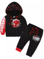 Children's Spiderman Graphic Hoodie and Pants Set