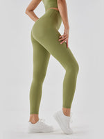 Wide Waistband Sports Leggings - Ladyez