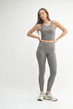 MONO B Venice Cloud Light Sculpt High-Waisted Leggings - Ladyez
