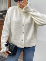 Button-Down Long Sleeve Cardigan