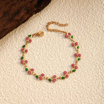 18K Gold-Plated Cherry Charm Bracelet