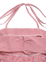 Gingham Halter Neck Cami Top - Ladyez