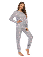 Star Top and Pants Lounge Set - Ladyez