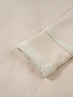 Suede Sherpa Lined Western Loose Jacket