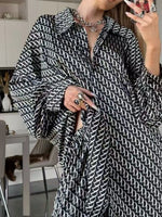 Printed Button Up Shirt and Pants Set