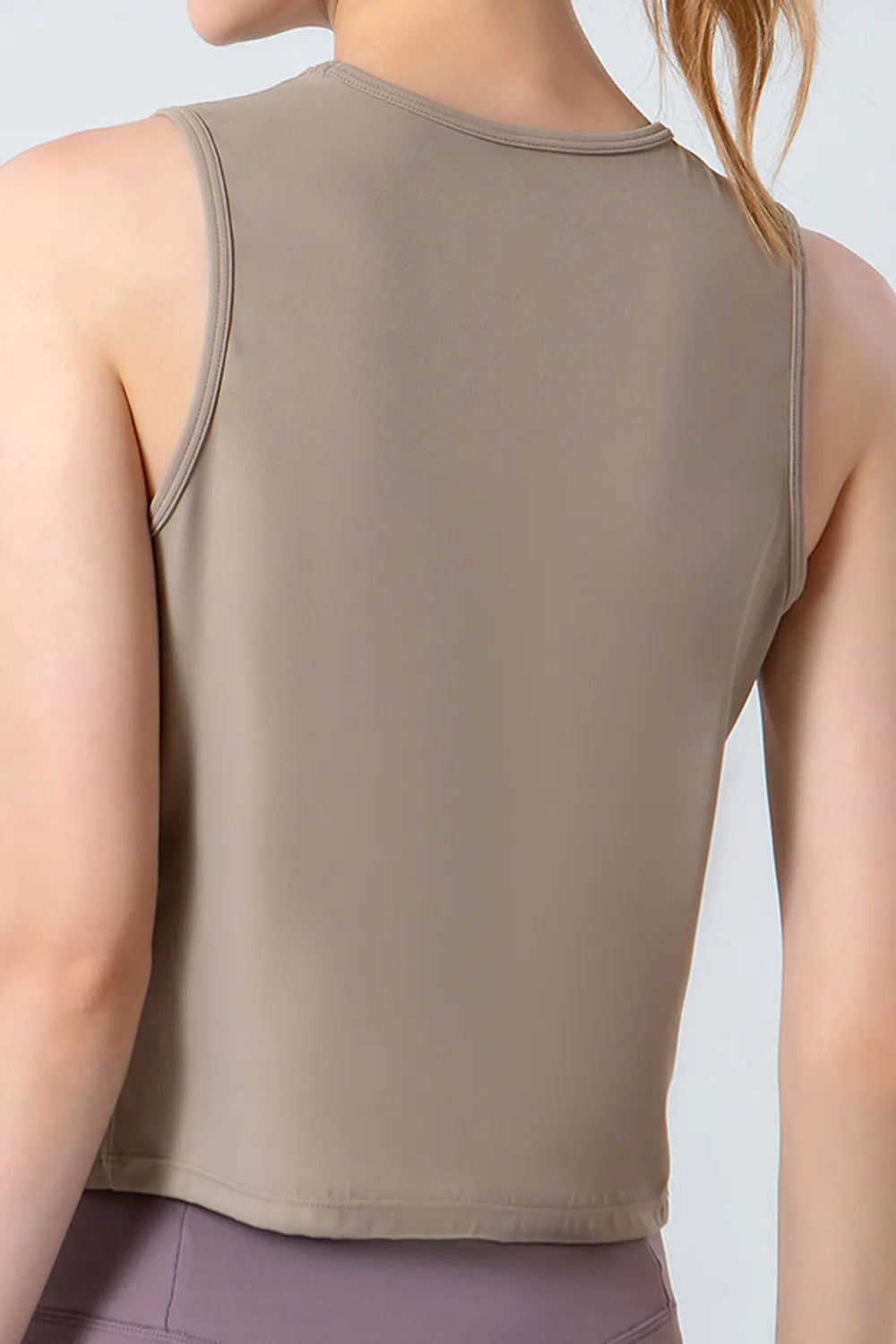 Round Neck Active Tank - Ladyez