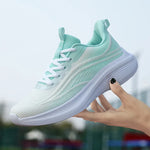 Mesh Breathable Lace Up Athletic - Ladyez