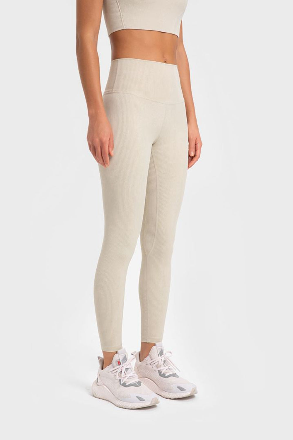 Millennia Highly Stretchy Wide Waistband Yoga Leggings - Ladyez
