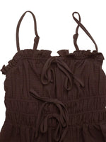 Tie-Front A-Line Dress