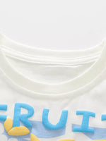 Children's Fruit Market Graphic Tee and Gingham Shorts Set