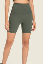 Millennia Seamless High-Rise Wide Waistband Biker Shorts - Ladyez