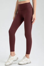 Wide Waistband Slim Fit Active Leggings - Ladyez