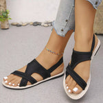 Crisscross Mesh Sandals