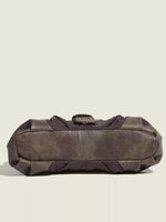 Vintage Buckle Accent Shoulder Bag