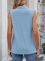 Quarter Zip Collared Tank