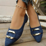 Point Toe Flats Slip-Ons