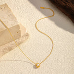 18K Gold-Plated Pearl Necklace