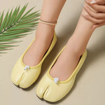 Split-Toe Slip-Ons