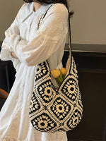 Crochet Hobo Shoulder Bag