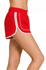 Zenana Soft Woven Lined Dolphin Shorts