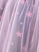 Children's Unicorn Graphic Ruffle Sleeve Tulle Dress