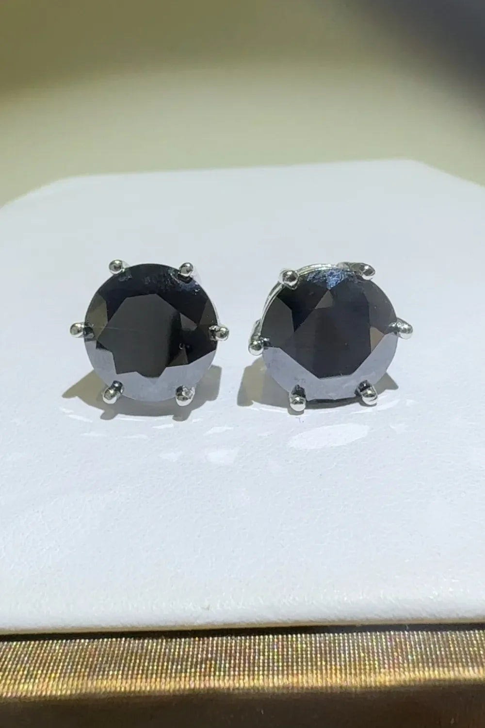 4 CaratMoissanite 925 Sterling Silver Stud Earrings