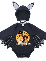 Children's Halloween Bat Bodysuit & Hat Costume Set