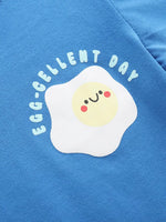 Children's Sunny Egg Graphic Tee and Shorts Set