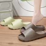 Open Toe Platform Slippers