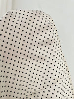 Polka Dot Cap Sleeve Blouse