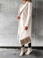 Double-Breasted Longline Coat