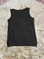 Eyelet Detail Ruched Tank