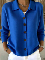Button-Up Long Sleeve Cardigan