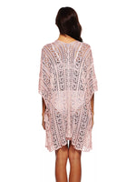 Crochet Knit V-Neck Cover-Up