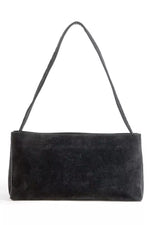 Fame Faux Suede Rectangle Bag