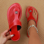 Toe Post Flats Sandals