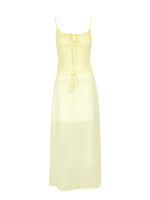 Smocked Tie Front Cami and Skirt Set