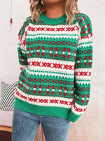 Round Neck Dropped Shoulder Sweater