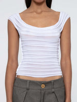 Ruched Solid Tank - Ladyez